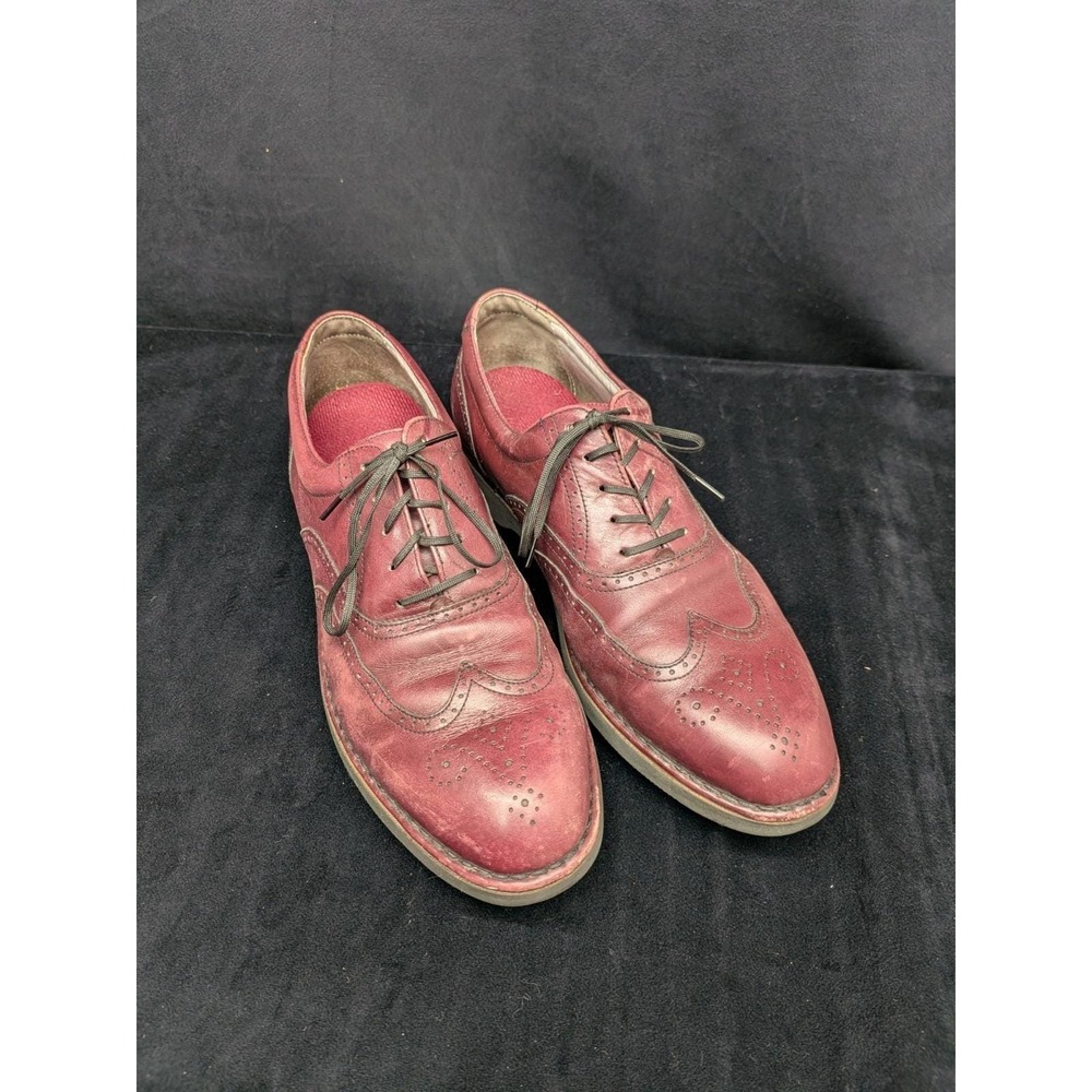 Vtg DresSports by Rockport Purple Leather Shoes 3677 Size 9.5 Yogoslavia Vibram